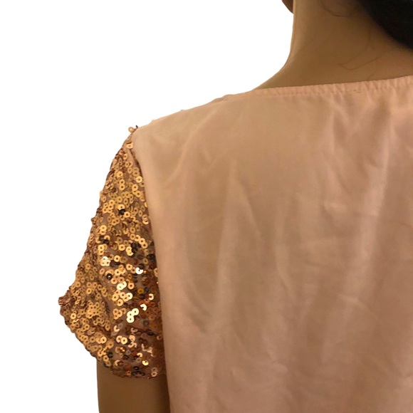 Rose gold sequin top - Picture 8 of 11